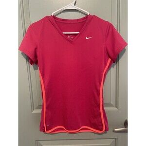Nike Dri Fit Women’s Pink Orange Active Top Small